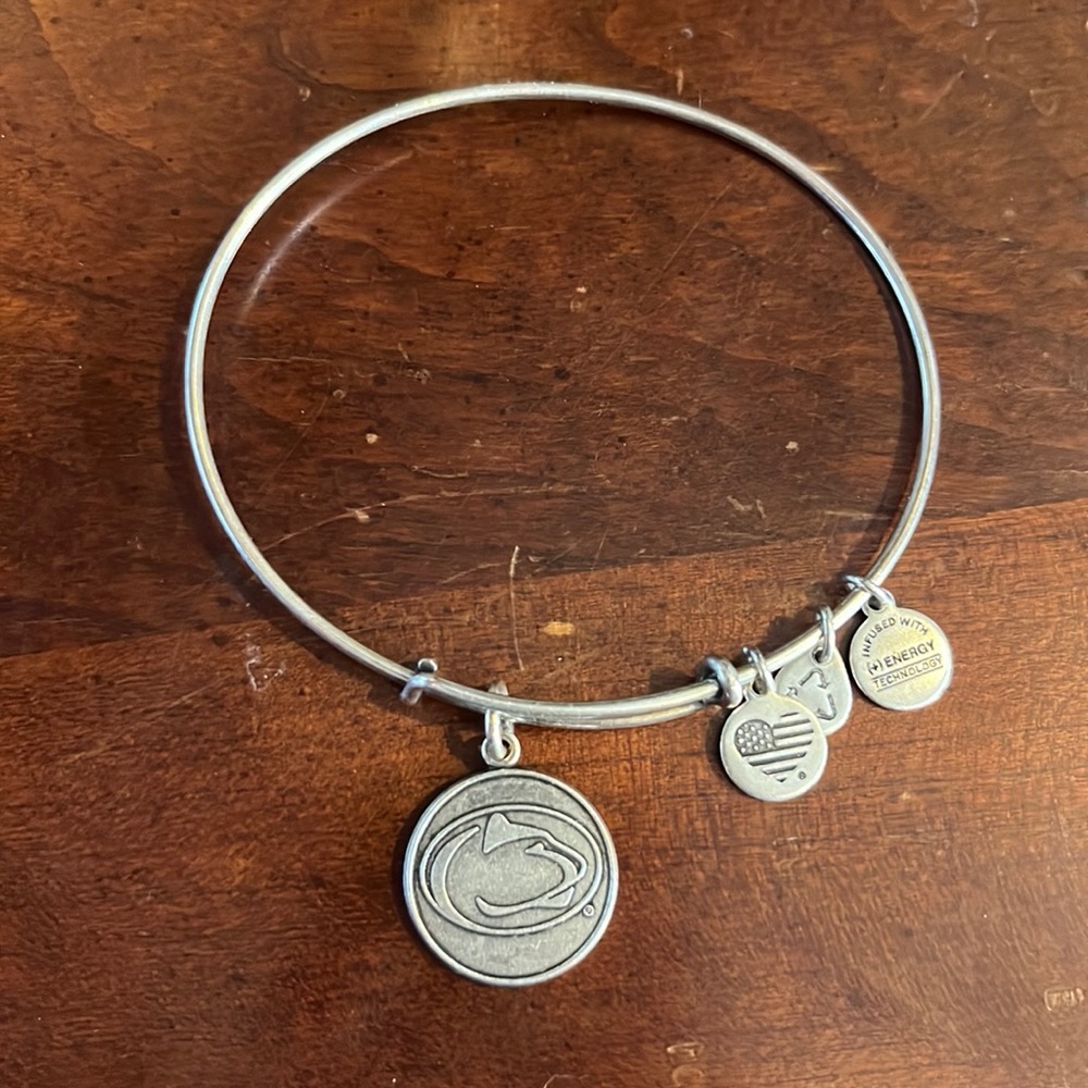 Alex and Ani Penn State Bracelet in Silvertone